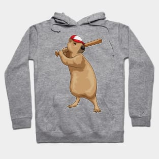 Capybara Baseball Baseball bat Hoodie